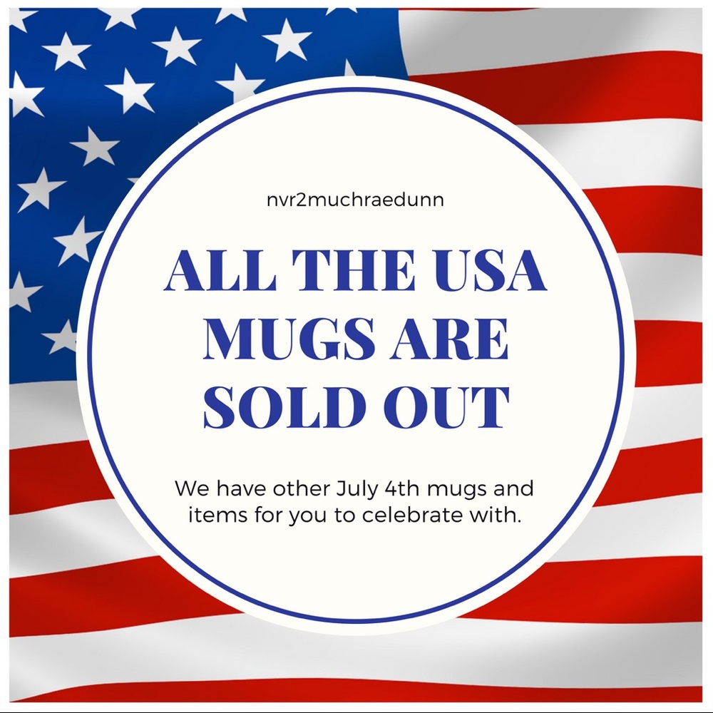 SOLD OUT Rae Dunn USA Mugs